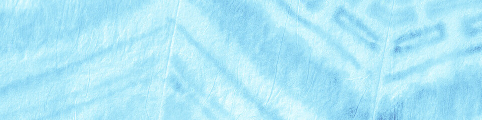 Blue Sky Ogee Design. Tie Dye Background.  - obrazy, fototapety, plakaty