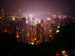 Panoramic view of Hong-Kong