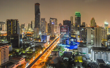 Obraz premium Views from Eastin Grand Hotel Sathorn Bangkok