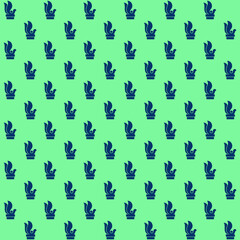 blue bird logo with green background repeat pattern