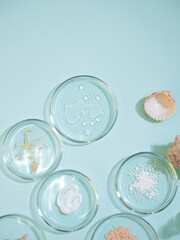 Eco-friendly cosmetics based on natural ingredients. Creams and serums for skin care.