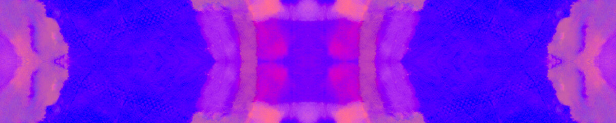 Seamless Neon Batik Shibori Texture. Watercolour 