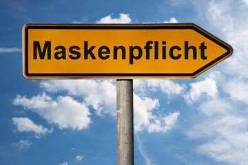 Wegweiser Maskenpflicht