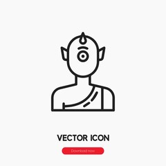 cyclops icon vector sign symbol