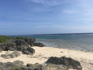 Fototapeta na wymiar 沖縄県黒島のビーチ