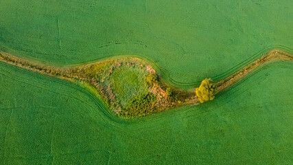 Poranne ujęcie z lotu ptaka © Dariusz