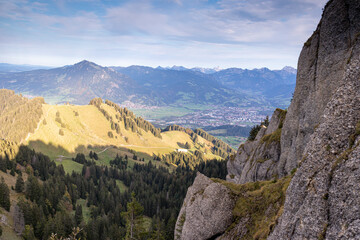 Auf dem Steinberg, ein Teil der  Nagelfluhkette