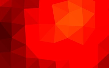 Naklejka premium Light Red vector blurry triangle texture.