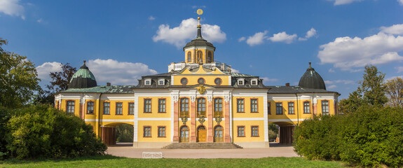 Panorama of the historic castle Belvedere in Weimar, Germany, Germany - obrazy, fototapety, plakaty