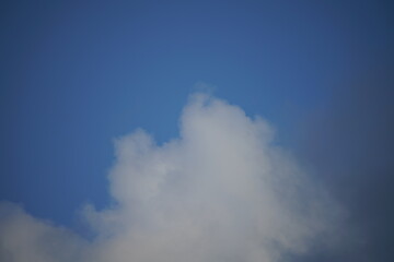 Clouds with some blue sky in the background