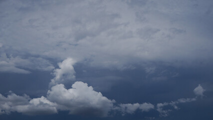Ciel orageux en fin d'après-midi