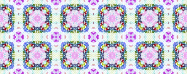 Geometric Painting. Seamless Tie Dye Rapport. Ikat Turkish Motif. Blue, White, Indigo, Denim Seamless Texture. Abstract Shibori Design. Ethnic Geometric Hand Painting.