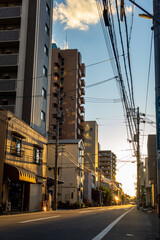 Obraz premium 街の夕景