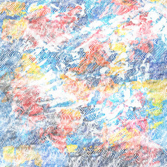 Fototapeta na wymiar Geometric texture pattern with watercolor effect 