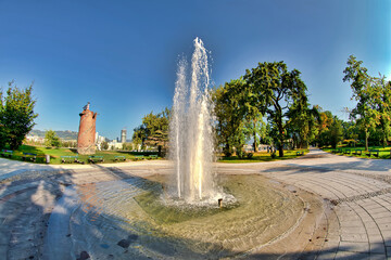 Fountain in the Park, Linz in Upper Austria