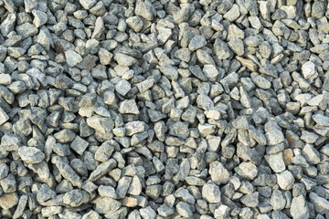 Background texture of construction gravel.