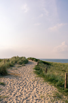 Strandaufgang durch D&uuml;nen auf Sylt