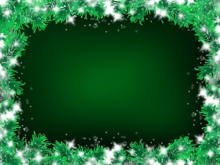 christmas background with christmas tree