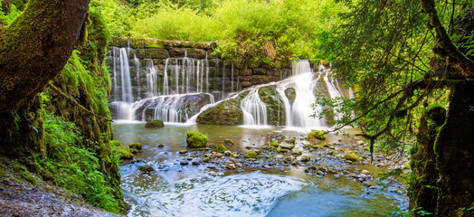 Wasserfall - Allgäu - Geratser - Rettenberg - Sommer © Dominik Ultes