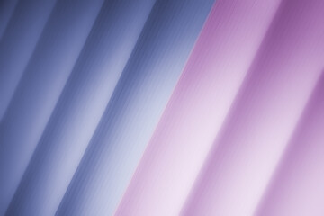 Elegant striped blue and purple background pattern fading into white space