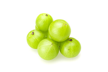 Indian gooseberry or Emblic myrabolan Asian local and high vitamin c fruit