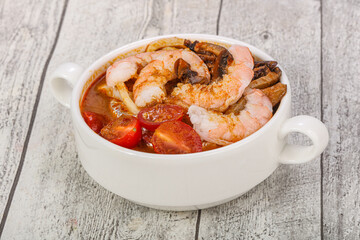 Thai cuisine Tom Yam soup