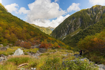 涸沢カール登山道