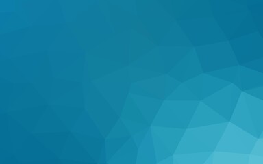 Fototapeta premium Light BLUE vector polygon abstract layout.