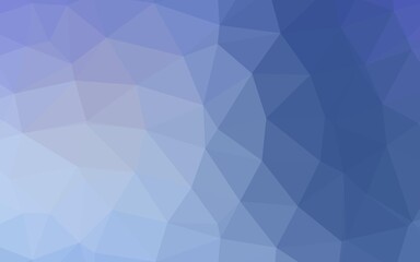 Light BLUE vector low poly cover.