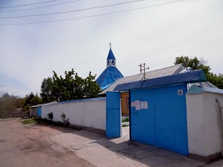 Kyrgyzstan, Cholpon ATA, Russian Orthodox Church of St. Benjamin Of Petrograd