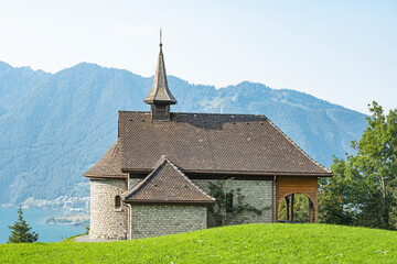 Fototapeta na wymiar Marienkapelle, Morschach, Kanton Schwyz, Schweiz