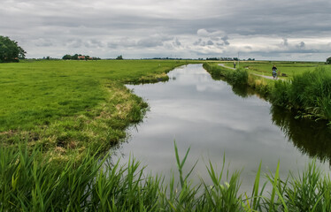 campagne hollandaise près de Volendam