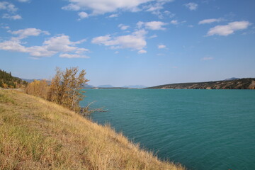 Fototapeta na wymiar Lake Abraham, Nordegg, Alberta