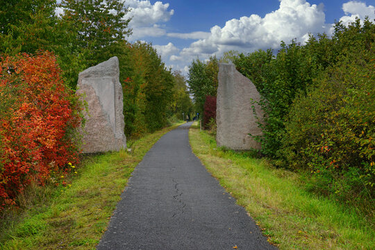  Skulpturenradweg  zwischen Lamspringe und Bad Gandersheim im Herbst