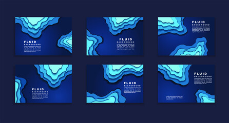 Fluid vector backgrounds for any purpose