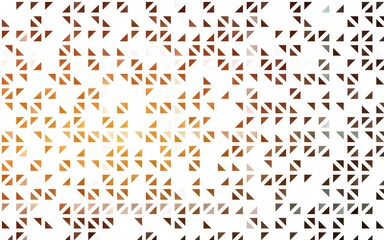 Light Orange vector texture in triangular style.