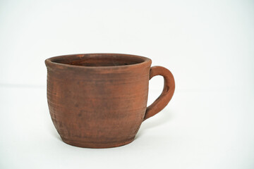 ceramic mug isolated on a white background