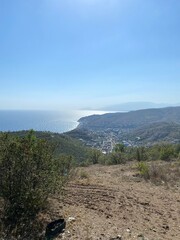 view from the mountain