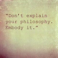 Inspirational words against original textured background image