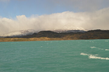Hiking around the stunning but dramatic Torres del Paine National Park in Patagonia, Chile