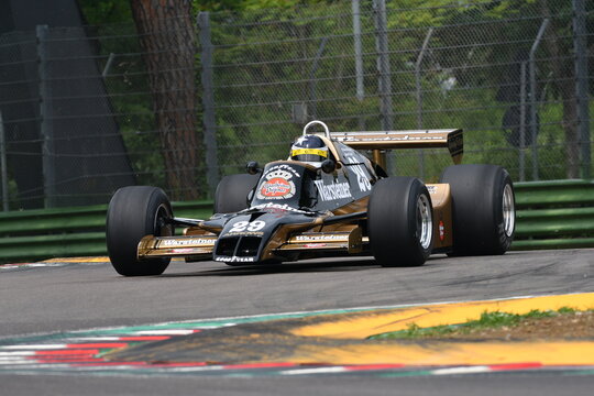 6 May 2018: Unknown run with historic 1979 Formula 1 Arrows A1B ex Riccardo Patrese during Minardi Historic Day 2018 in Imola Circuit in Italy.