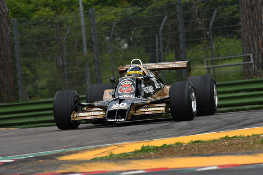 6 May 2018: Unknown run with historic 1979 Formula 1 Arrows A1B ex Riccardo Patrese during Minardi Historic Day 2018 in Imola Circuit in Italy.
