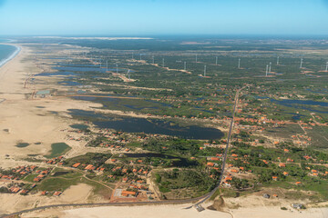 Parque e&oacute;lico em Lu&iacute;s Correia no Cear&aacute;