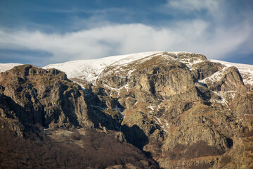 Botev peak. Central balkan national park, Stara planina mountain, Bulgaria