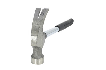 Locksmith hammer with plastic handle isolated on white background