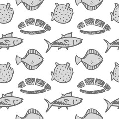 seamless texture from seafood, pattern, abstract background