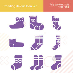 Simple set of sci related filled icons.