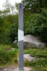 Morteratsch, Switzerland - July 22, 2020 : View of Morteratsch Glacier trail