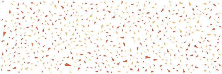 Autumn fall banner with orange leaves.