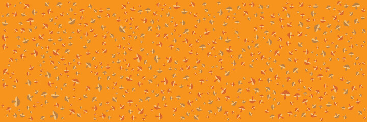 Vector set of abstract backgrounds with copy space for text - autumn fall doodle pattern